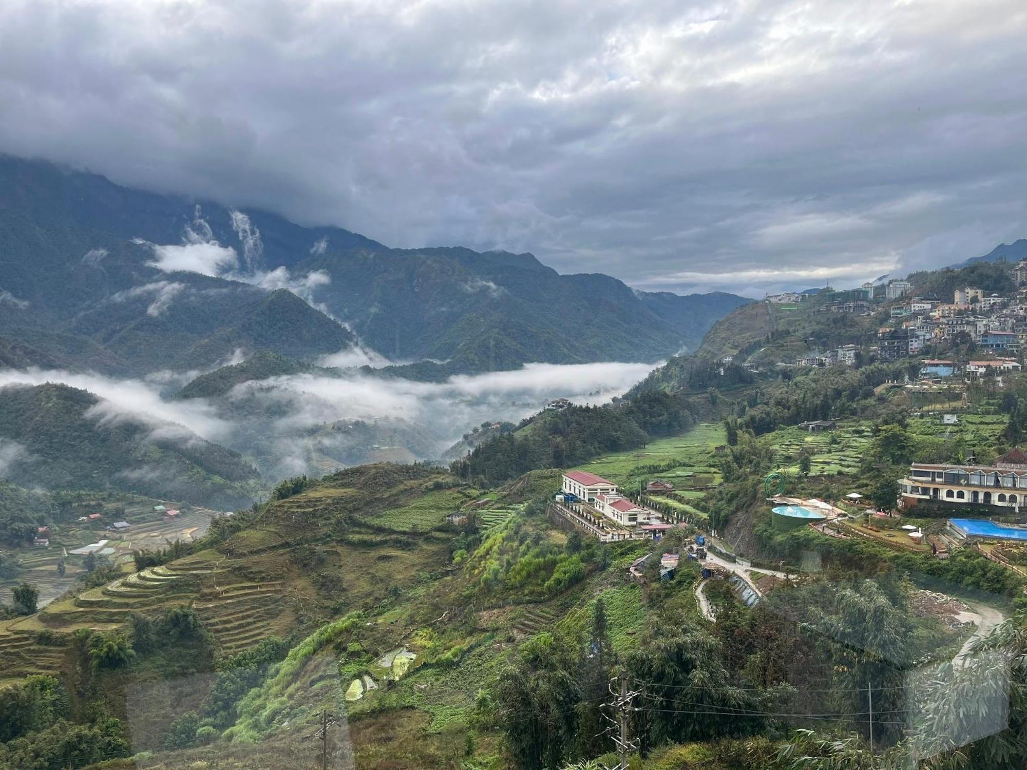 Sapa Valley View Hotel Bagian luar foto